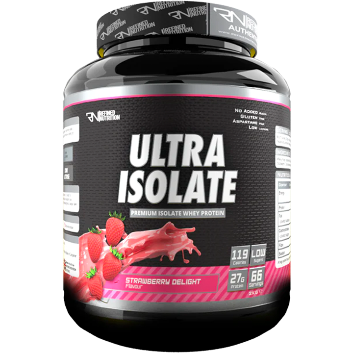 Refined Nutrition Ultra Isolate 2kg Strawberry Delight