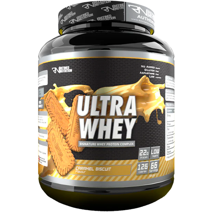 Refined Nutrition Ultra Whey 2kg Caramel Biscuit