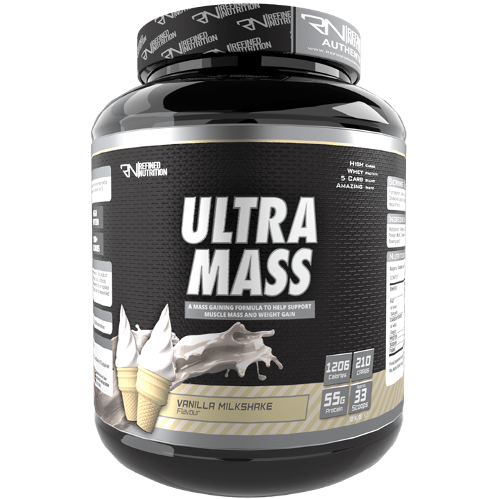 Refined Nutrition Ultra Mass 2kg Vanilla Milkshake