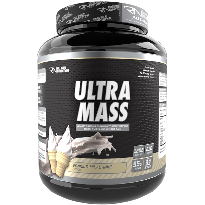 Refined Nutrition Ultra Mass 2kg Vanilla Milkshake