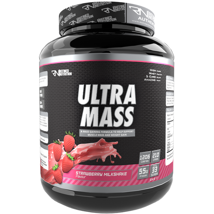 Refined Nutrition Ultra Mass 2kg Strawberry Milkshake