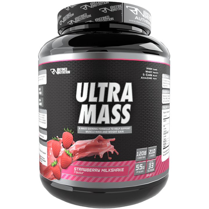 Refined Nutrition Ultra Mass 2kg Strawberry Milkshake