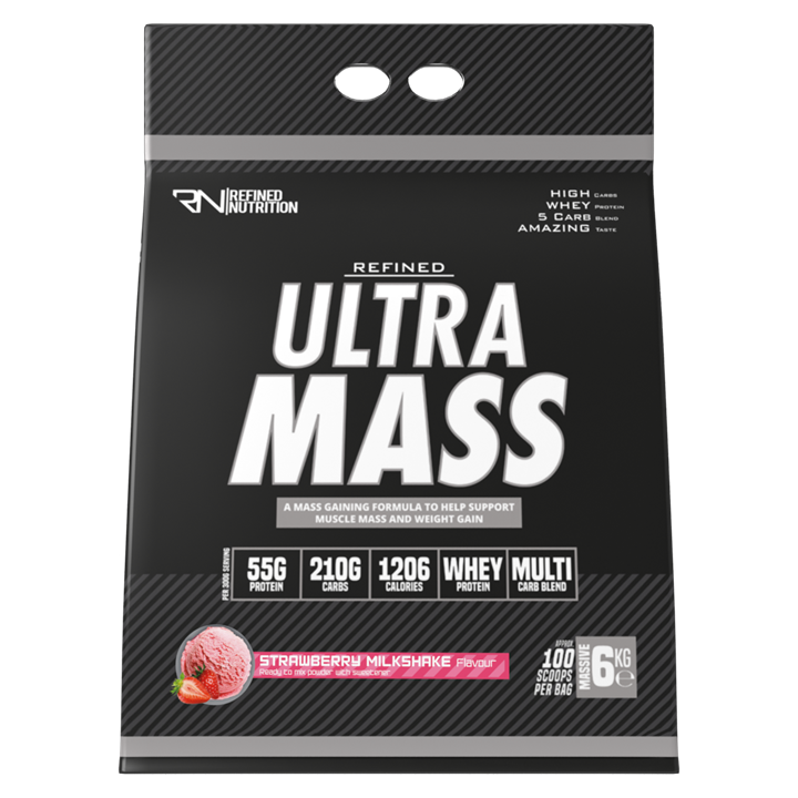 Refined Nutrition Ultra Mass 6kg Strawberry Milkshake