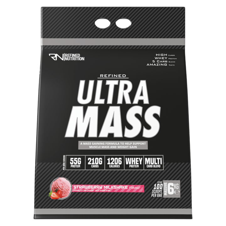 Refined Nutrition Ultra Mass 6kg Strawberry Milkshake