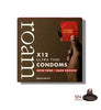 Roam Skin Tone Condoms - 12x Dark Brown, Roam