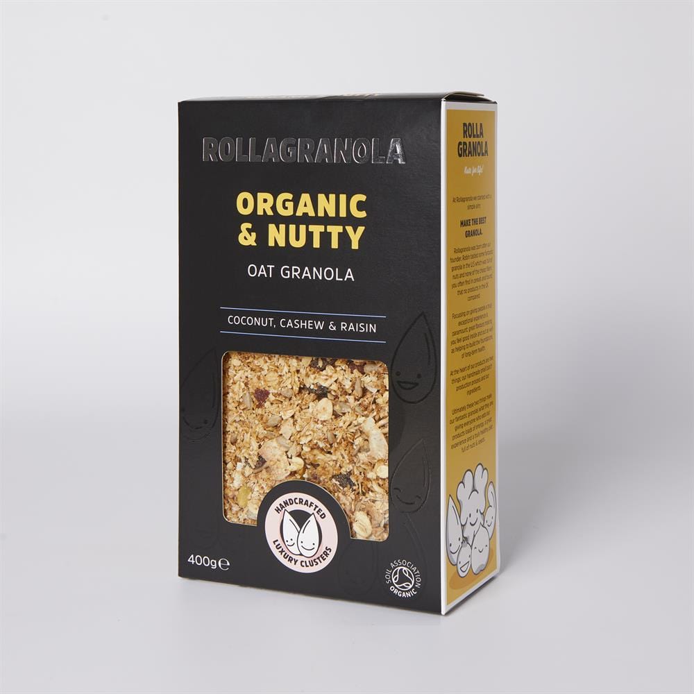 Rollagranola Organic oat granola gluten-free & vegan - 400g pack