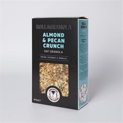 Low Sugar vegan and gluten-free granola - 400g, Rollagranola