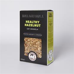 Healthy Hazelnut Granola with no added sugar 400g, Rollagranola