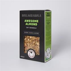 Awesome Almond Granola Vegan with no added sugar 400g, Rollagranola