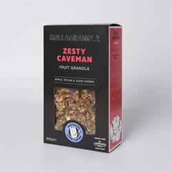 Zesty Caveman Granola Apple Pecan and Ginger 300g, Rollagranola