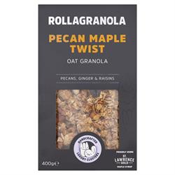 Maple and Pecan Twist gluten free granola 400g, Rollagranola