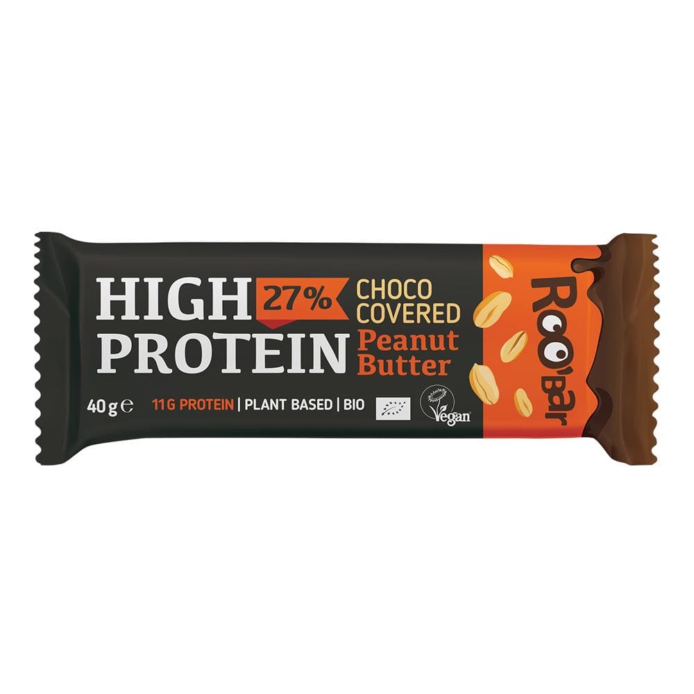 Roobar High Protein Chocolate Peanut Bar 40g