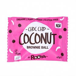 Brownie Ball Choc Chip Coconut 40g, Roobar