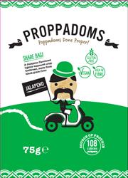 Jalapeno Proppadoms 75g, Proppadoms