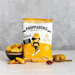 Turmeric Chilli & Ginger Poppadoms 25g, Proppadoms