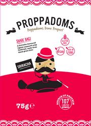 Sriracha Proppadoms 75g, Proppadoms