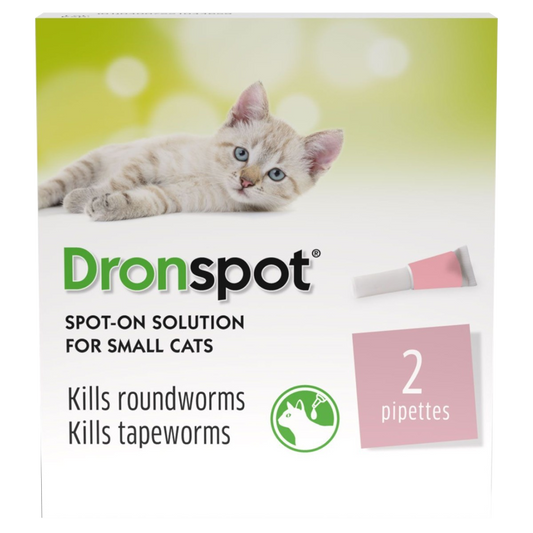 Drontal Dronspot Spot-On Solution for Small Cats Pack of 2 - welzo