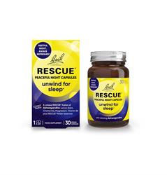 RESCUE Peaceful Night Capsules - 30 Caps, Rescue