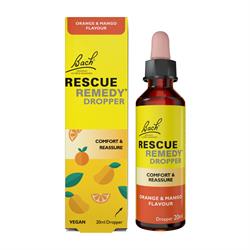 Rescue Orange & Mango Dropper 20ml, Rescue