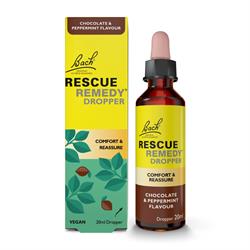 Rescue Chocolate & Peppermint Dropper 20ml, Rescue