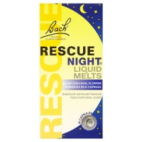 RESCUE Night Liquid Melts 28 Capsules, Rescue