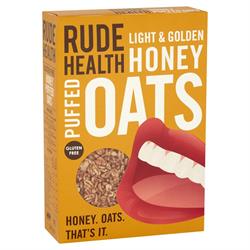 Honey Puffed Oats 240g, Rude Health