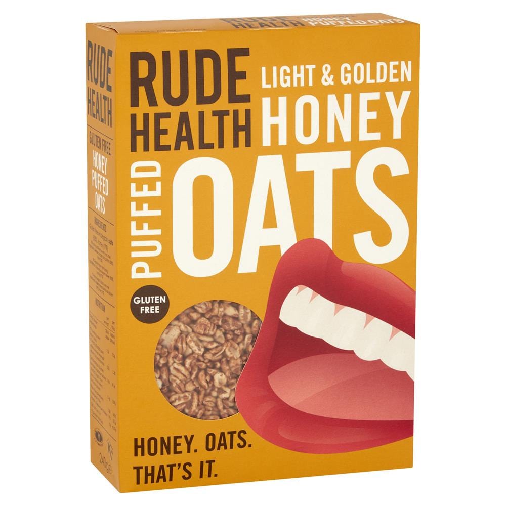 Rude Health Honey Puffed Oats 240g