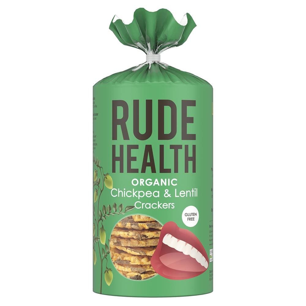 Rude Health Chickpea & Lentil Crackers 120g