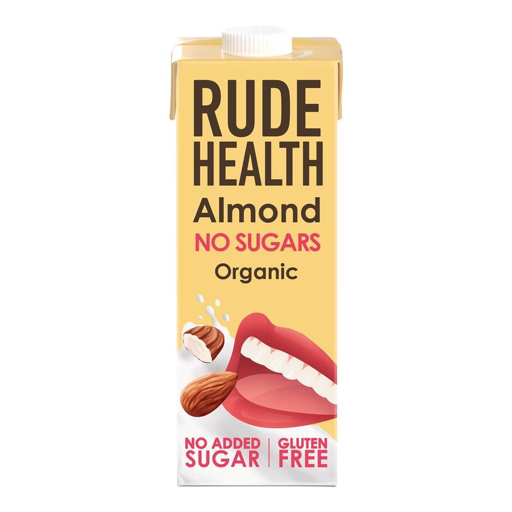 Rude Health No Sugars Almondgluten Freedairy Free Veganorganicnon GMO 1L