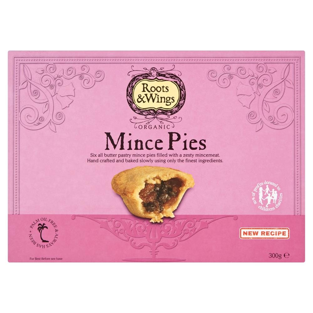 Roots and Wings Organic Mince Pies 300g