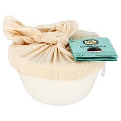 Organic Christmas Pudding in Ceramic Bowl 454g, Roots and Wings