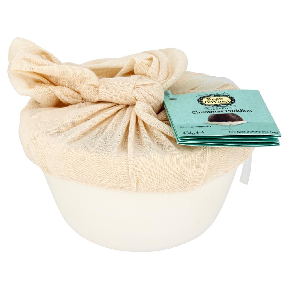 Roots and Wings Organic Christmas Pudding in Ceramic Bowl 454g