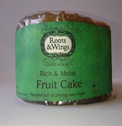 Roots & Wings Organic Family Rich & Moist Fruit Cake 750g, Roots and Wings