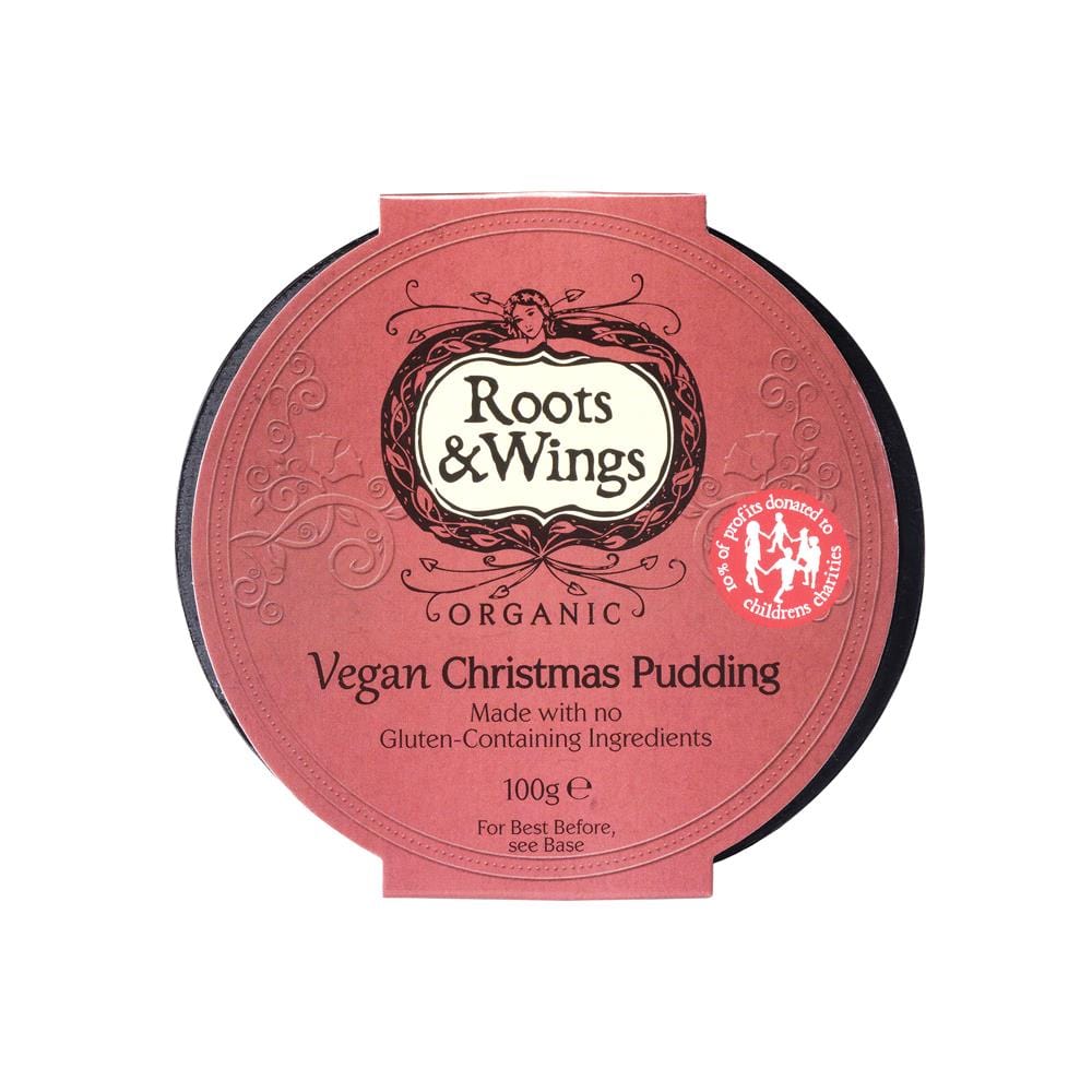 Rødder og vinger vegansk julepudding med glutenfrie ingredienser 100 g