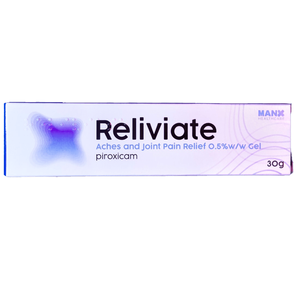 Reliviate Aches & Joint Pain Relief 0.5% Gel 30g - welzo