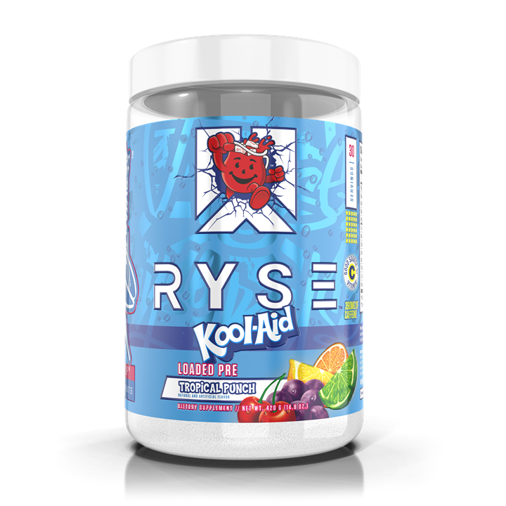 RYSE Loaded Pre-Workout 420g Kool-Aid Tropical Punch