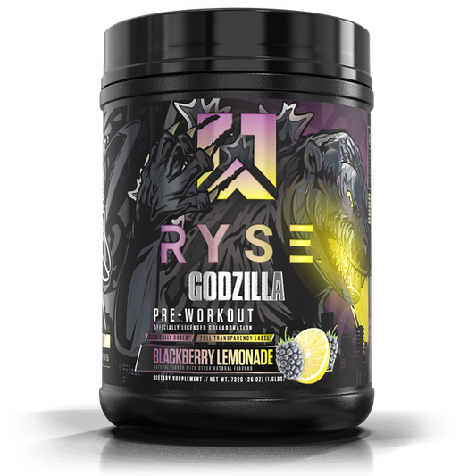 RYSE Godzilla Pre-Workout 792g Godzilla Blackberry Lemonade