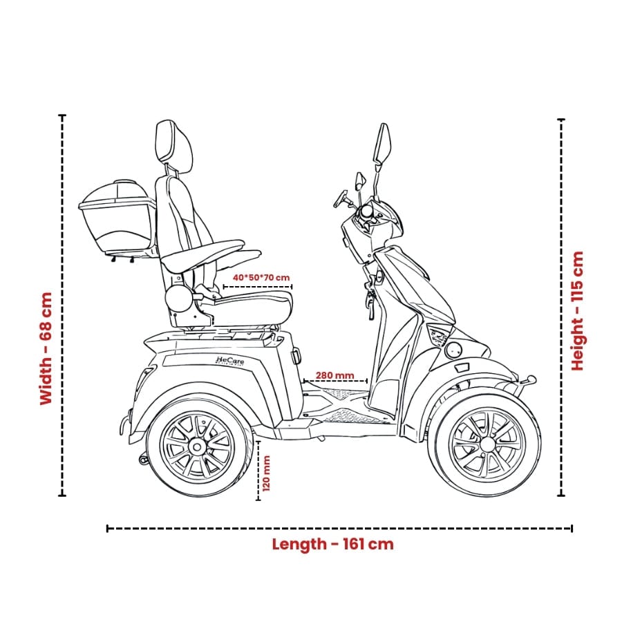 Czterokołowa hulajnoga elektryczna Ranger 3 – zdjęcie 6