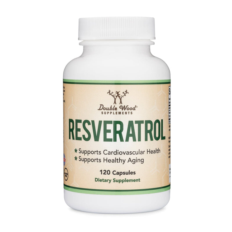 Double Wood Resveratrol - 120 x 250 mg capsules - Welzo