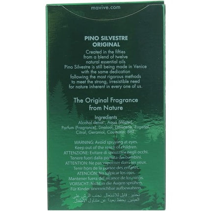 Pino Silvestre Original Eau De Toilette Vaporisateur 40ml