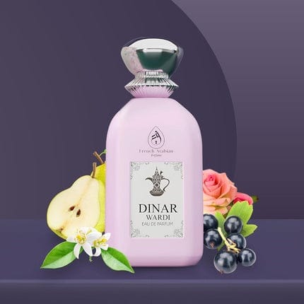 Dinar Wardi 100ml Eau De Parfum Long-lasting Perfume for Women Soft Musky Floral Vanilla Spray Fresh Rose Orange Blossom Musk 100ml