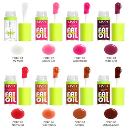 NYX Fat Oil Lip Drip Hydrating Tinted Gloss - Pick Your Color