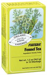 Fennel Organic Herbal Tea 15 filterbags, Floradix