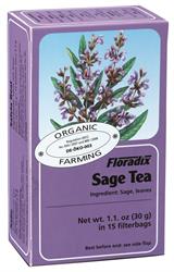 Sage Organic Herbal Tea 15 filterbags, Floradix