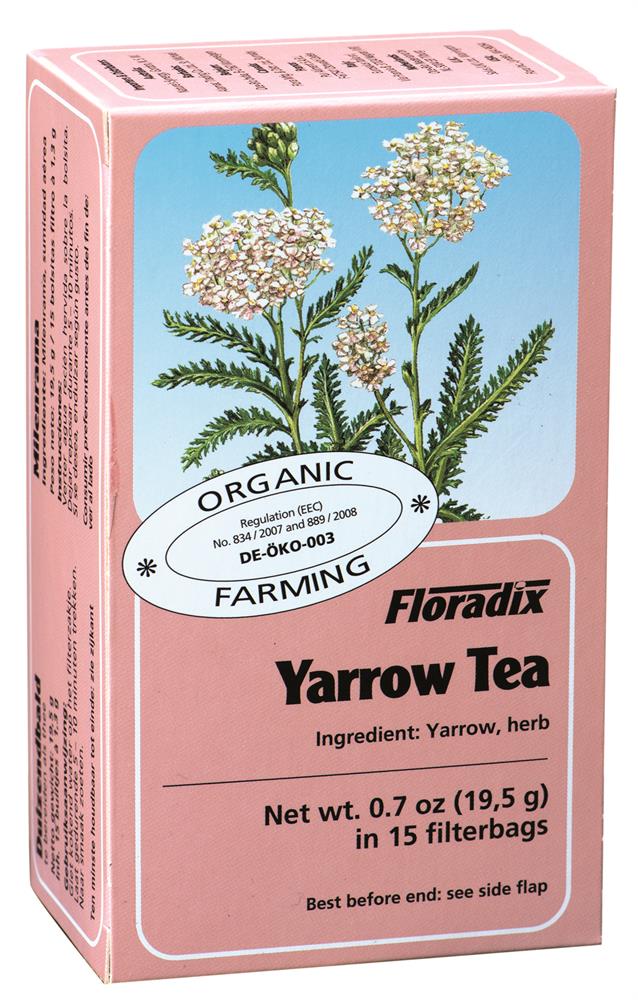 Floradix Yarrow Organic Herbal Tea 15 Filterbags