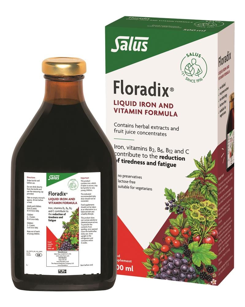 Floradix Floradix płynna formuła żelaza 500 ml