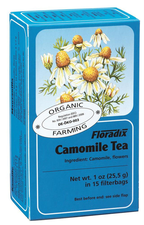 Floradix camomile органичен билков чай ​​15 филтърни торбички