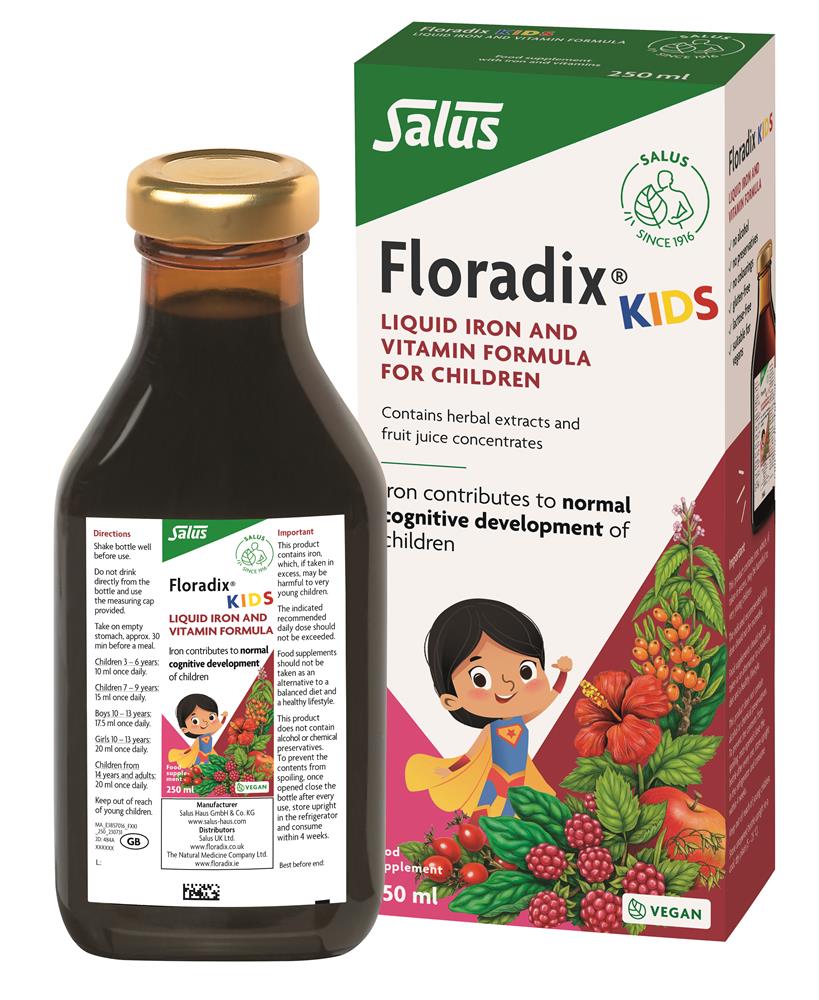 Floradix Floradix Kids Iron e vitamina Formula per bambini 250 ml