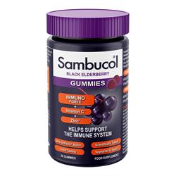 Sambucol Immuno Forte Black Elderberry Gummies, Sambucol