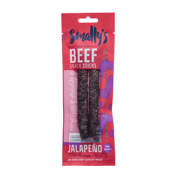 Smally's Beef Snack Sticks 15x40g Jalapeno